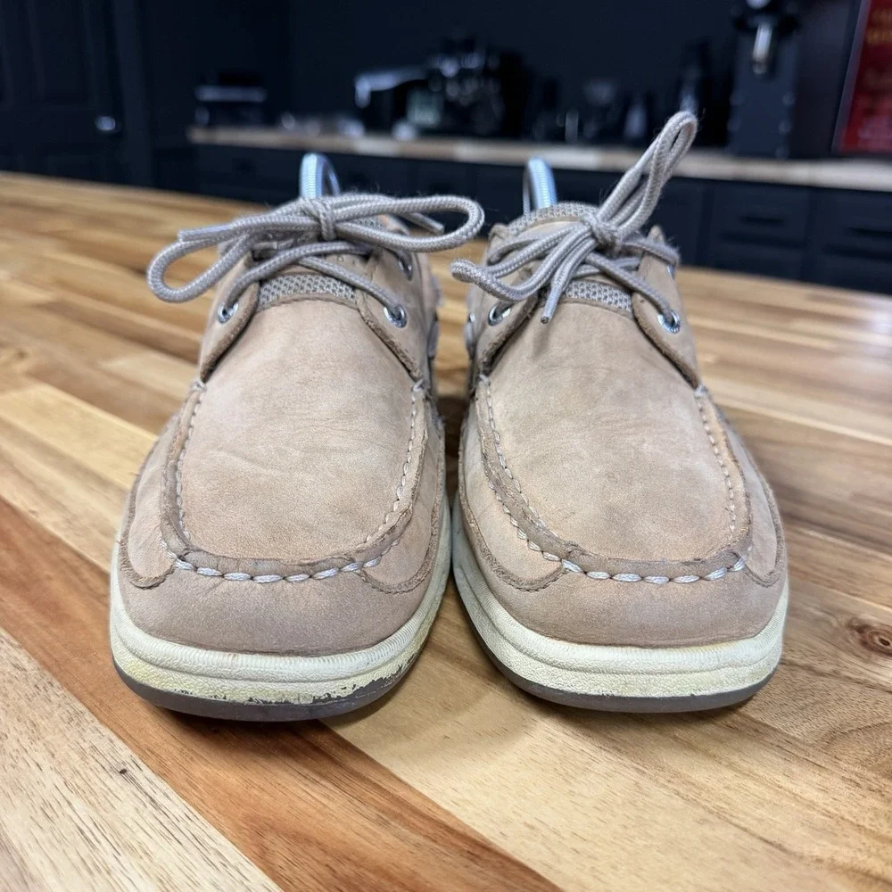 Sperry Top-Sider Men's Lanyard 2-Eye Boat Shoe size 8.5 Tan 0777924 Leather